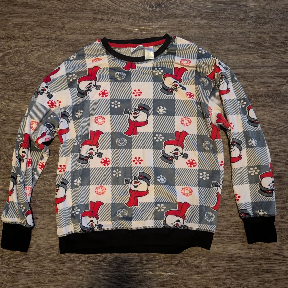 Women's Frosty The Snowman Pajama Top